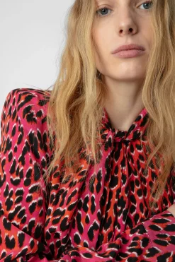 Robes Et Jupes^Zadig & Voltaire Robe En Soie Leopard Ryde