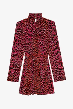 Robes Et Jupes^Zadig & Voltaire Robe En Soie Leopard Ryde