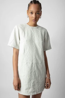 Robes Et Jupes^Zadig & Voltaire Robe Riddy En Cuir Froisse