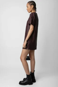 Robes Et Jupes^Zadig & Voltaire Robe Riddy En Cuir Froisse