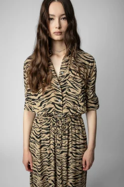 Robes Et Jupes^Zadig & Voltaire Robe Tigre Radiale