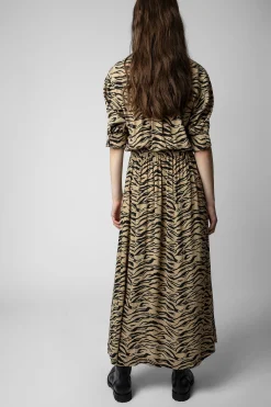 Robes Et Jupes^Zadig & Voltaire Robe Tigre Radiale