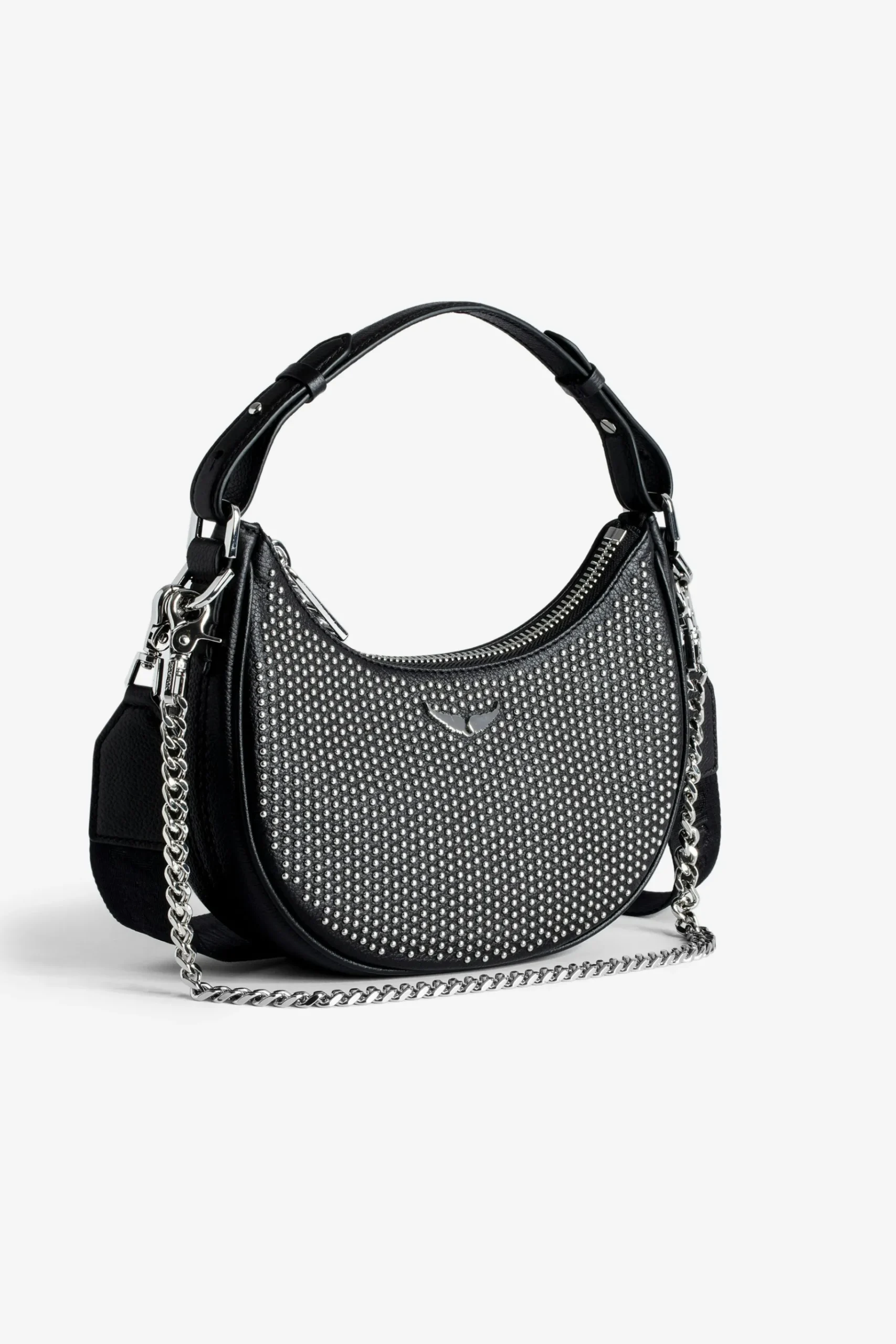 Sacs À Main^Zadig & Voltaire Sac Suisse A Pois Moonrock