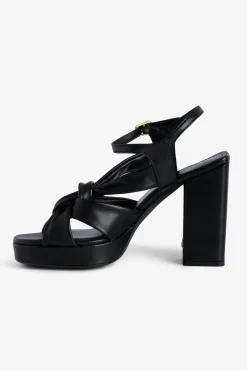 Escarpins Et Mocassins^Zadig & Voltaire Sandales A Noeuds "Oublie-Moi"