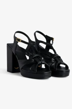 Escarpins Et Mocassins^Zadig & Voltaire Sandales A Noeuds "Oublie-Moi"