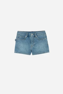 Pantalons Et Shorts^Zadig & Voltaire Short En Denim A Strass Sina