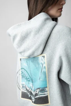 Sweat-Shirts^Zadig & Voltaire Sweat A Capuche A Imprime Photo Georgy Diamante
