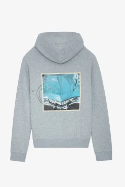 Sweat-Shirts^Zadig & Voltaire Sweat A Capuche A Imprime Photo Georgy Diamante