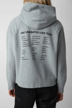 Sweat-Shirts^Zadig & Voltaire Sweat A Capuche Avata Concert Crush