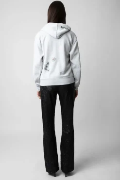 Sweat-Shirts^Zadig & Voltaire Sweat A Capuche Harper A Strass