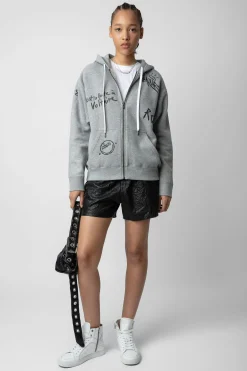 Sweat-Shirts^Zadig & Voltaire Sweat A Capuche Spencer Diamante