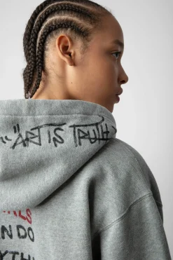 Sweat-Shirts^Zadig & Voltaire Sweat A Capuche Spencer Diamante