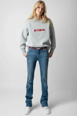 Sweat-Shirts^Zadig & Voltaire Sweat Oscar Je T'Aime