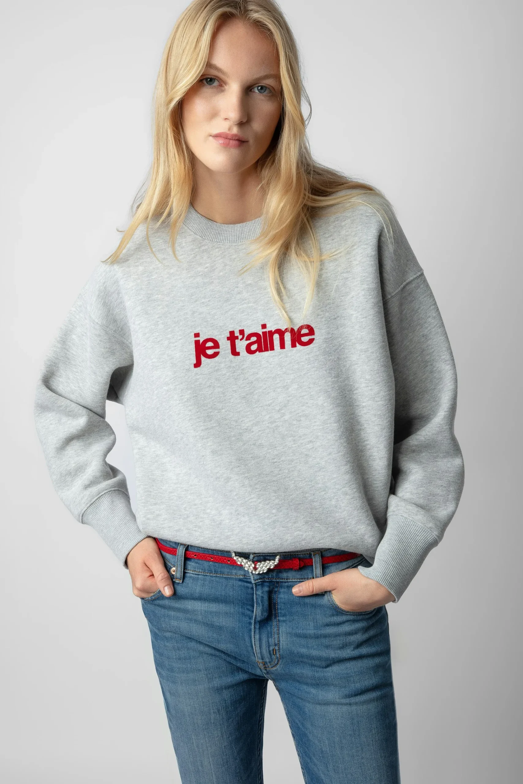 Sweat-Shirts^Zadig & Voltaire Sweat Oscar Je T'Aime