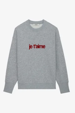 Sweat-Shirts^Zadig & Voltaire Sweat Oscar Je T'Aime