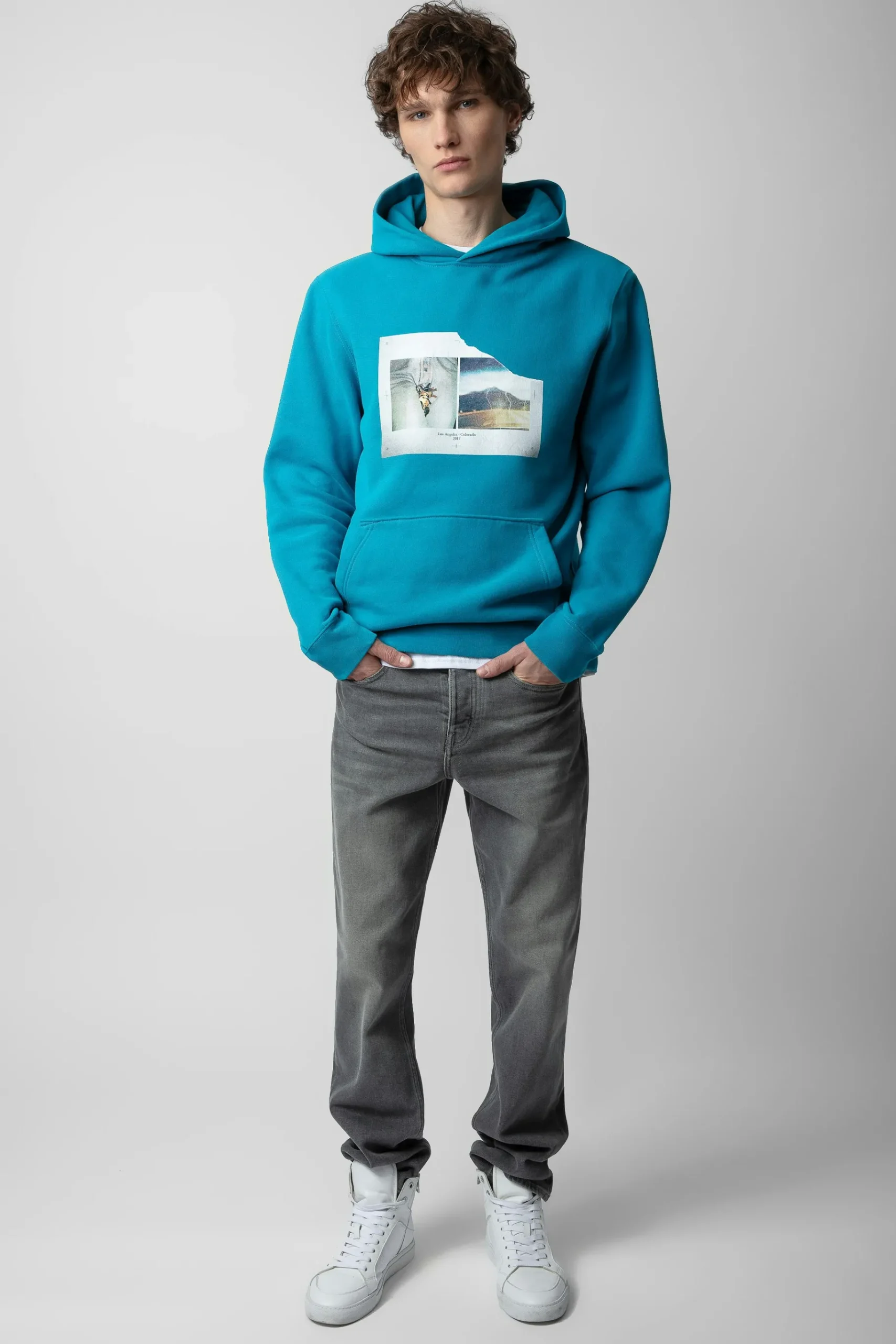Sweat-Shirts^Zadig & Voltaire Sweat-Shirt A Imprime Photo Sanchi