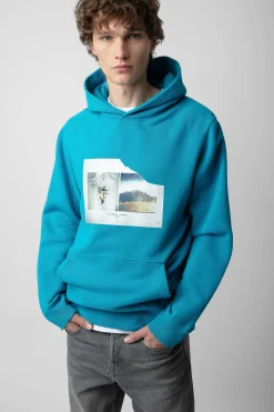Sweat-Shirts^Zadig & Voltaire Sweat-Shirt A Imprime Photo Sanchi