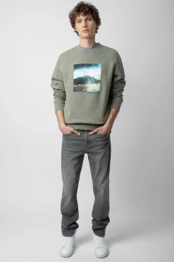 Sweat-Shirts^Zadig & Voltaire Sweat-Shirt A Imprime Photo Simba