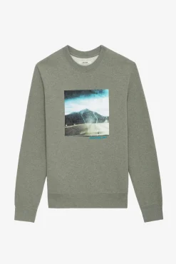 Sweat-Shirts^Zadig & Voltaire Sweat-Shirt A Imprime Photo Simba