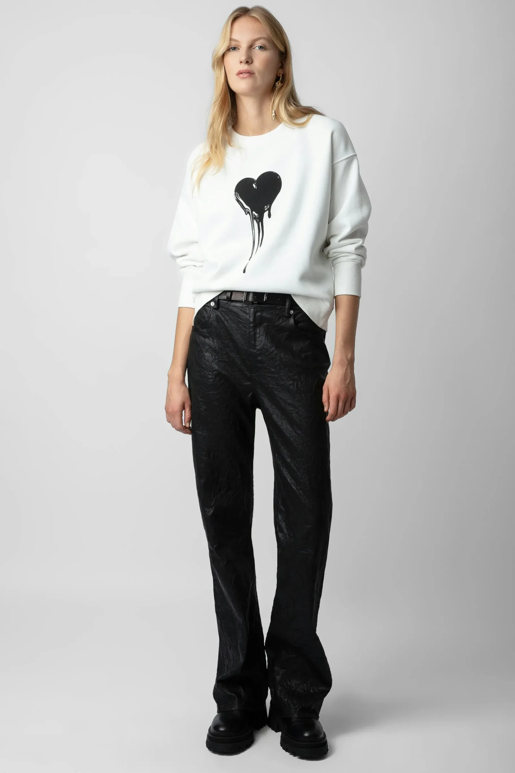 Sweat-Shirts^Zadig & Voltaire Sweat-Shirt Oscar Coeur