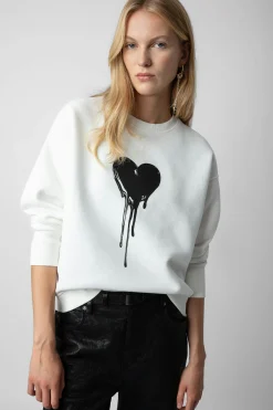 Sweat-Shirts^Zadig & Voltaire Sweat-Shirt Oscar Coeur