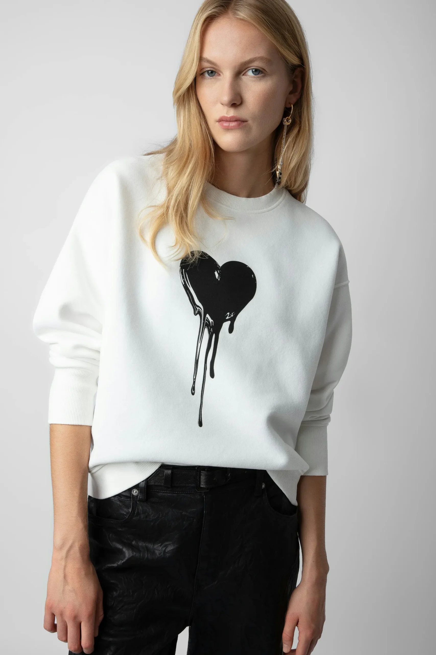 Sweat-Shirts^Zadig & Voltaire Sweat-Shirt Oscar Coeur