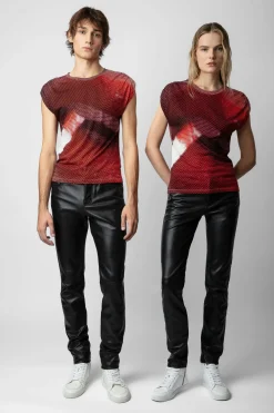Unisexe^Zadig & Voltaire T-Shirt Adele Bouche