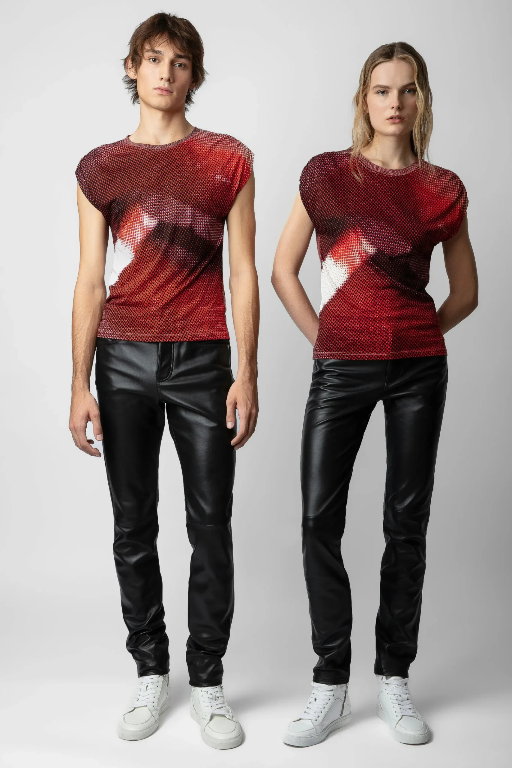 Unisexe^Zadig & Voltaire T-Shirt Adele Bouche