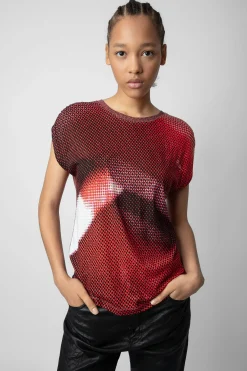 Unisexe^Zadig & Voltaire T-Shirt Adele Bouche