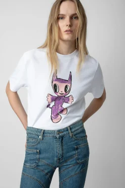 T-Shirts^Zadig & Voltaire T-Shirt Edwin Devil Diamante