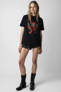T-Shirts^Zadig & Voltaire T-Shirt Edwin Devil Diamante