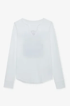 T-Shirts^Zadig & Voltaire T-Shirt Henley A Imprime Photo