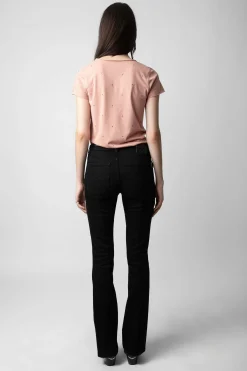 T-Shirts^Zadig & Voltaire T-Shirt Henley A Strass