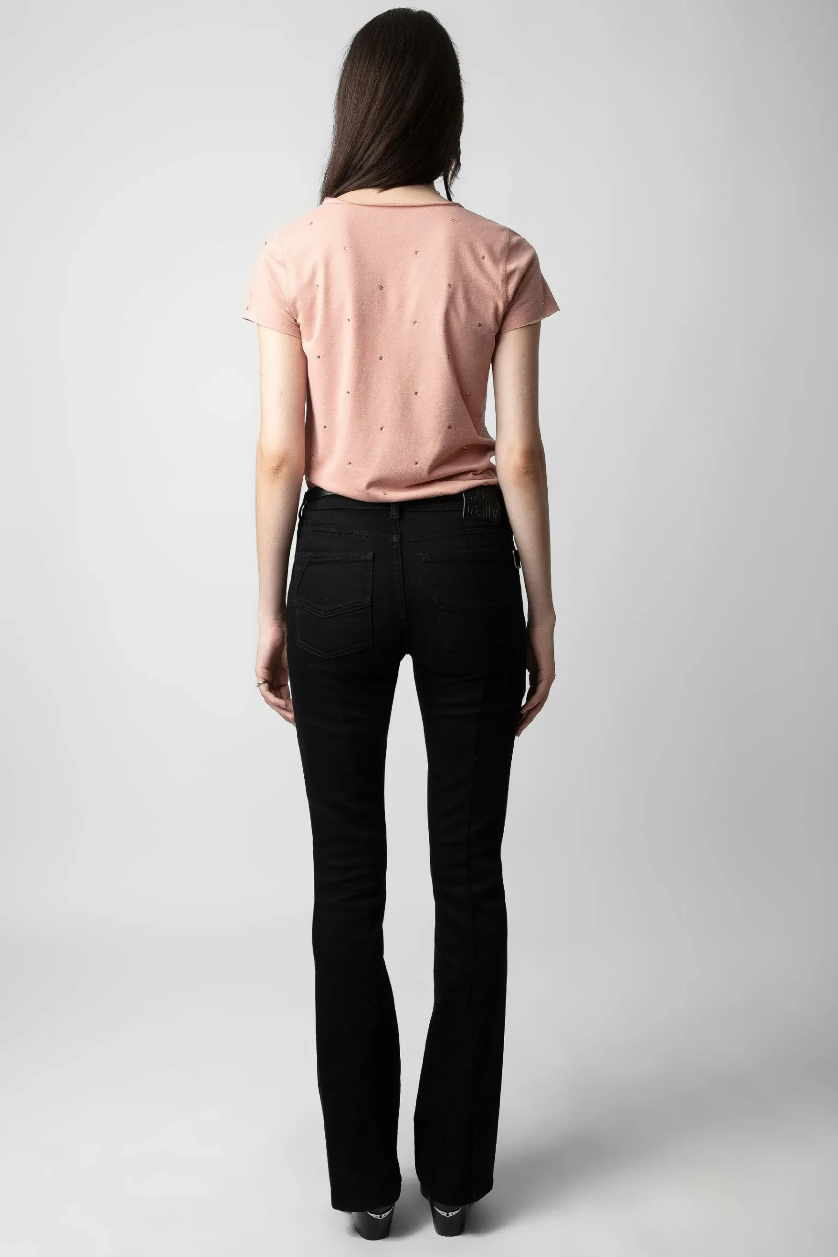 T-Shirts^Zadig & Voltaire T-Shirt Henley A Strass