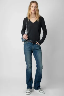 T-Shirts^Zadig & Voltaire T-Shirt Henley Ailes De Concert