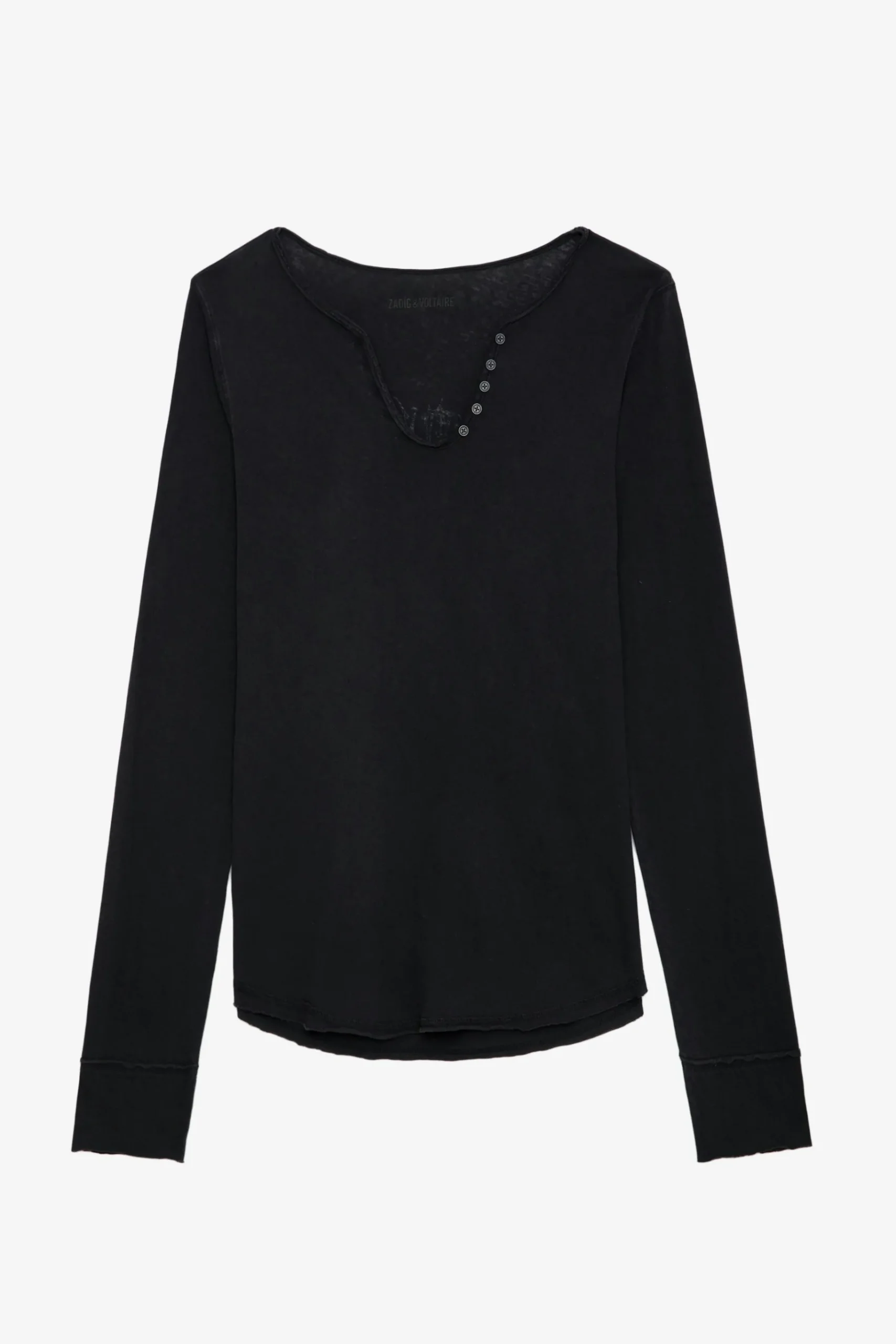T-Shirts^Zadig & Voltaire T-Shirt Henley Ailes De Concert