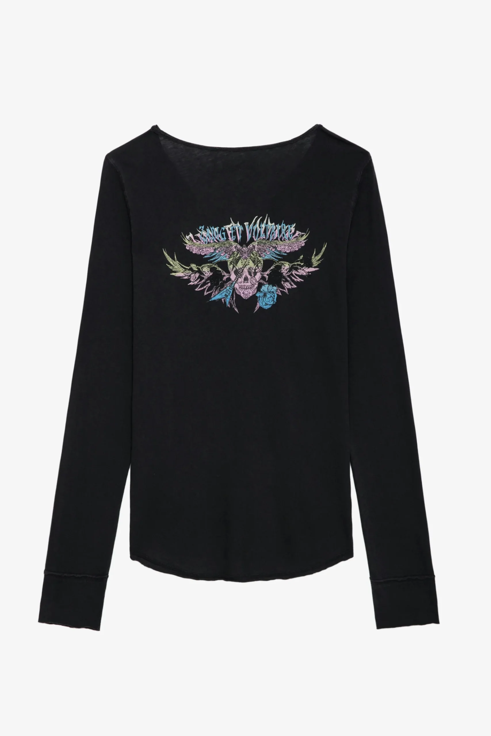 T-Shirts^Zadig & Voltaire T-Shirt Henley Ailes De Concert