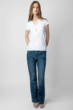 T-Shirts^Zadig & Voltaire T-Shirt Henley Bijoux