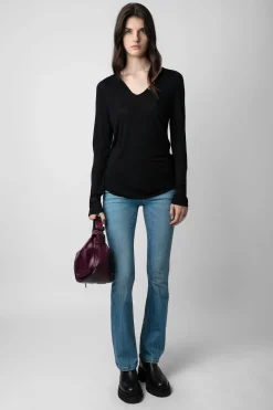 T-Shirts^Zadig & Voltaire T-Shirt Henley Bijoux