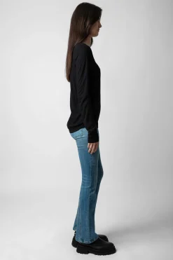 T-Shirts^Zadig & Voltaire T-Shirt Henley Bijoux