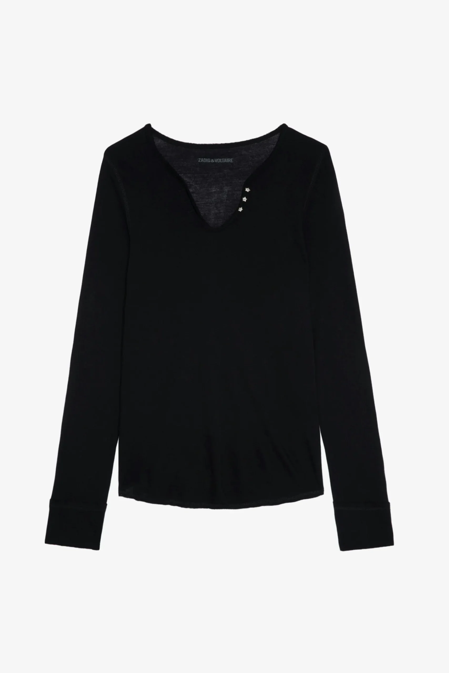T-Shirts^Zadig & Voltaire T-Shirt Henley Bijoux