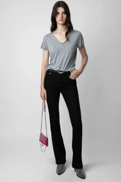 T-Shirts^Zadig & Voltaire T-Shirt Henley Bijoux