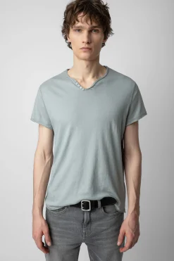 T-Shirts^Zadig & Voltaire T-Shirt Henley Fleche Monastir
