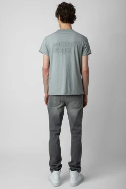 T-Shirts^Zadig & Voltaire T-Shirt Henley Fleche Monastir