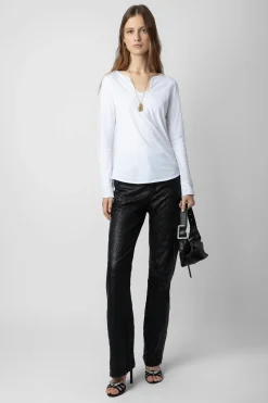 T-Shirts^Zadig & Voltaire T-Shirt Karlek Henley