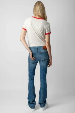 T-Shirts^Zadig & Voltaire T-Shirt Marcher L'Amour C'Est La Vie