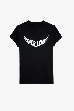 T-Shirts^Zadig & Voltaire T-Shirt Marcher Paix Et Amour