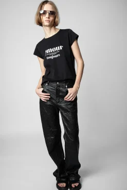 T-Shirts^Zadig & Voltaire T-Shirt Skinny Amour Toujours