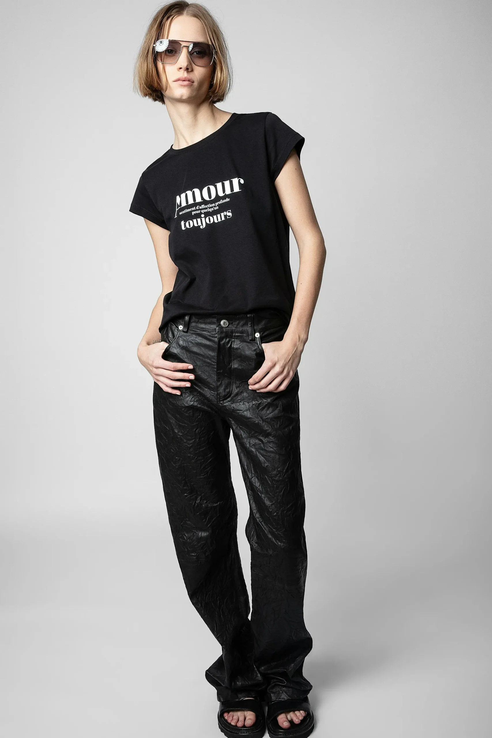 T-Shirts^Zadig & Voltaire T-Shirt Skinny Amour Toujours