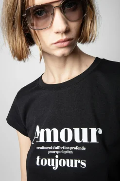 T-Shirts^Zadig & Voltaire T-Shirt Skinny Amour Toujours